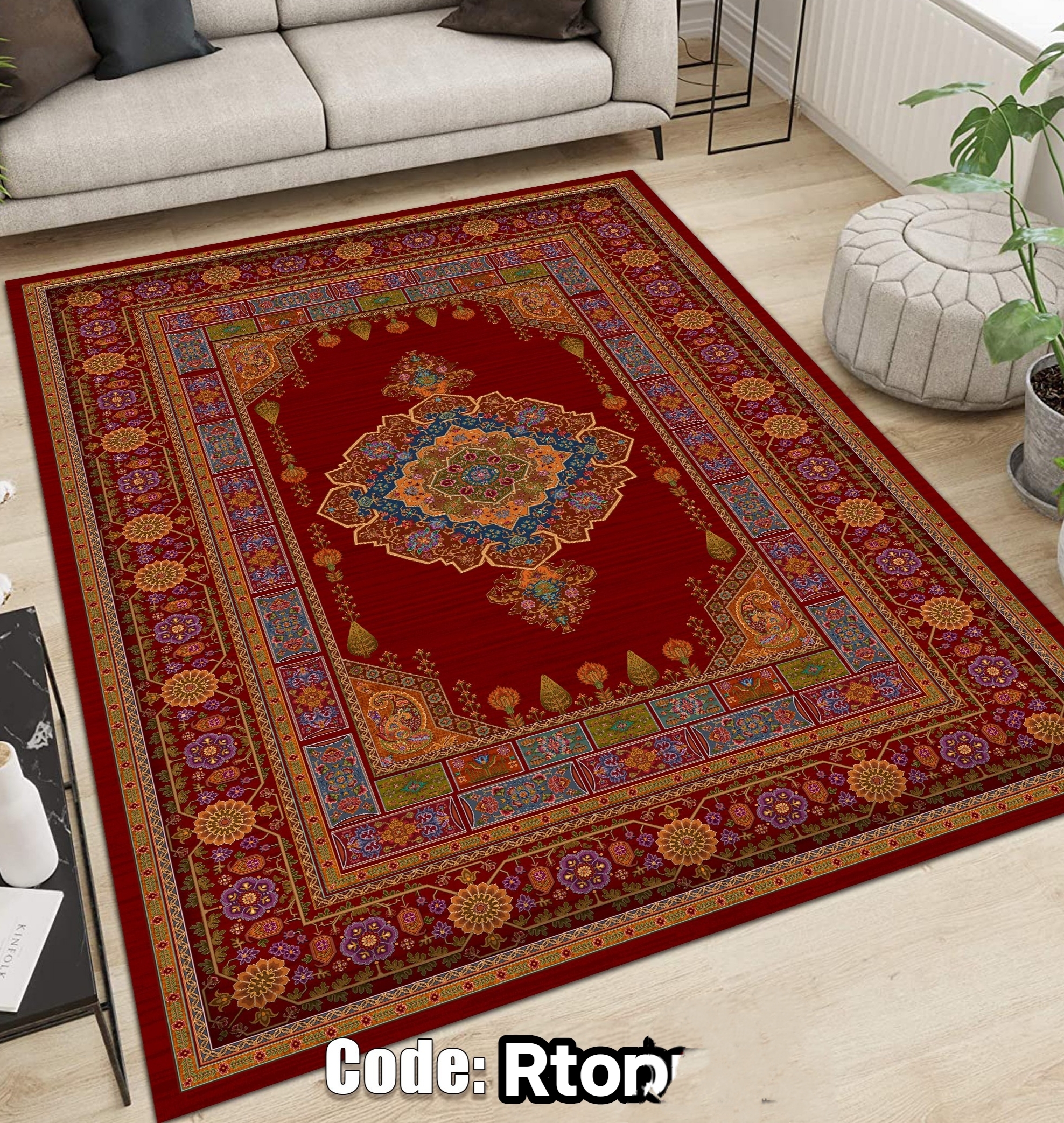 روفرشی کشدار دور کش طرح جدید ضخیم باکیفیت زیبا رنگ ثابت پارچه خوب ضد سر سنتی