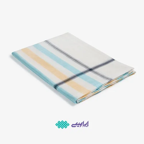 شمد ابراهیمی یزد مدل مدل راه راه رنگینک سایز 160 × 240 سانتیمتر (شمد اصلی ابراهیمی)