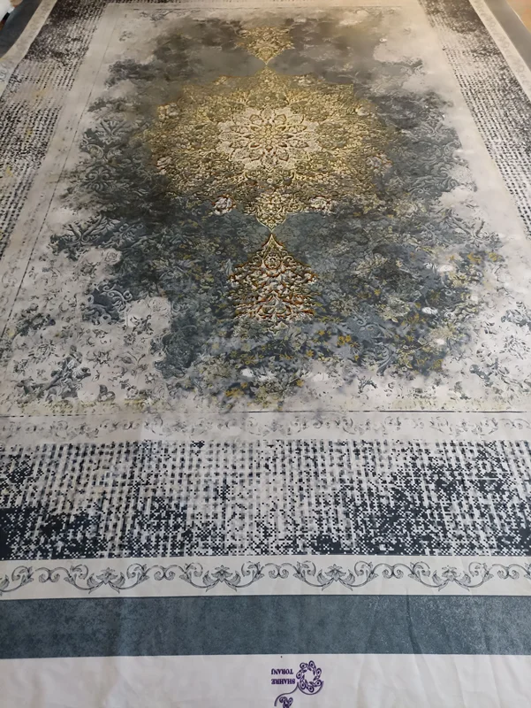 روفرشی کشدار و کاور فرش بسیار زیبا جنس عالی پورشه کد Rst2150 (تولید تنوع زیاد سایز و گرد)