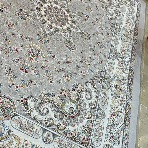 کاور فرش و روفرشی کشدار طرح زیبا رنگ طوسی کد Rh1691 (با فیلم زنده)