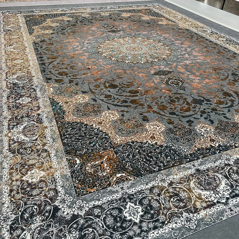 روفرشی کشدار و کاور فرش کشدار تراصل رنگ و طرح بسیار زیبا با تنوع سایز کامل کد Rta441 (با فیلم)