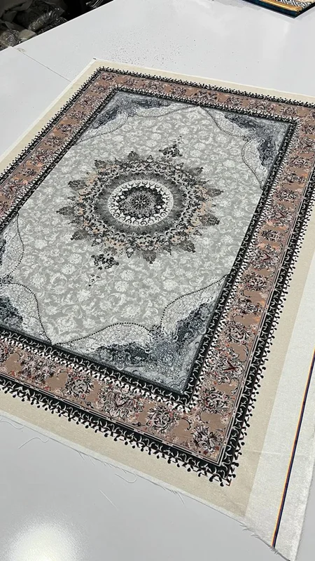 روفرشی کشدار و کاور فرش کشدار تراصل طرح زیبا با تنوع سایز کامل کد Rta642 (با فیلم)