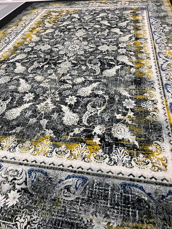 روفرشی کشدار و کاور فرش کشدار تراصل رنگ و طرح جذاب پتینه وینتیج با تنوع سایز کامل کد Rta396 (با فیلم)