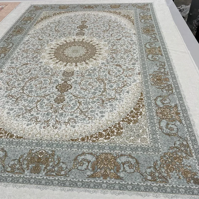 روفرشی کشدار و کاور فرش کشدار تراصل طرح طلاکوب با تنوع سایز کامل کد Rta337 (با فیلم)