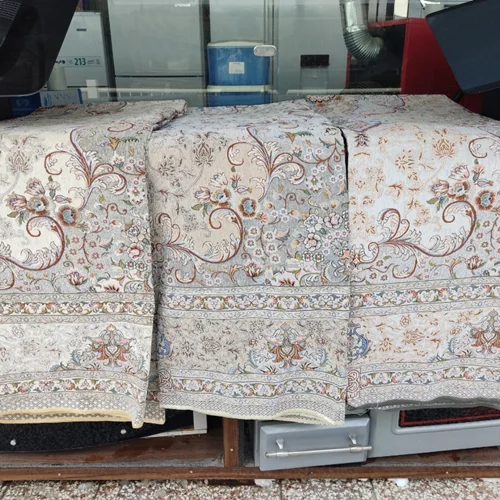 روفرشی گلباف یزد مدل گل مینا کد 230 /yazd golbaf mat code 230