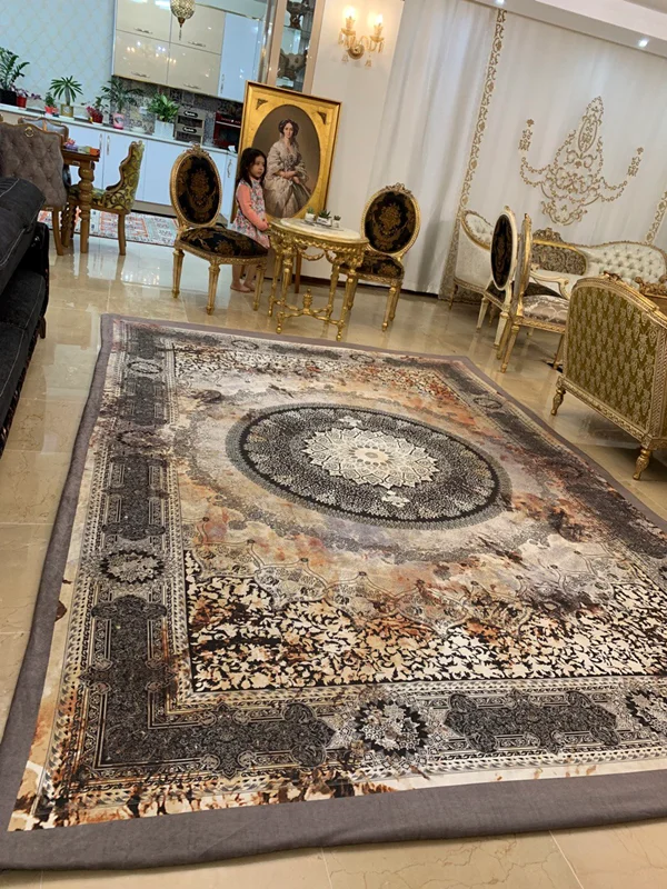 کاور فرش و روفرشی کشدار طرح بسیار و فوق العاده زیبا کد 0922