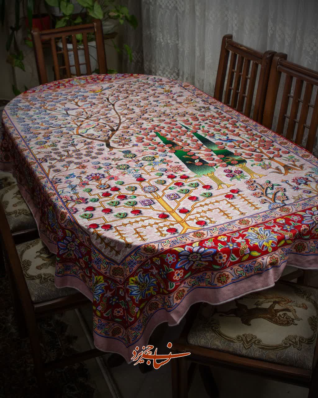زیرسفره ای پارچه ای مخمل ۳ متری با ۱۰ طرح زیبا
