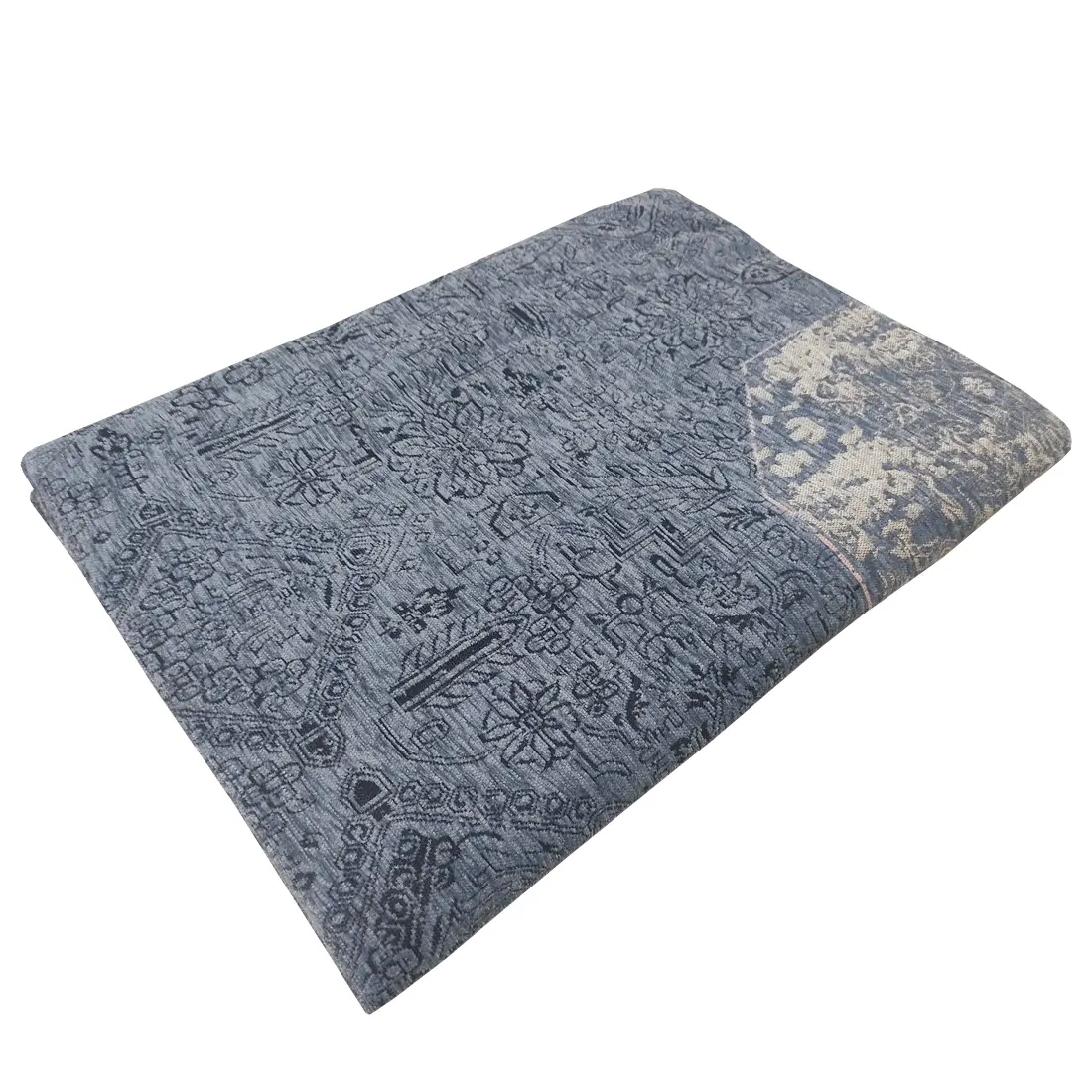 روفرشی دو شانل گلباف یزد 2 رو مدل سنتی طرح فرش 1 کد 320tk