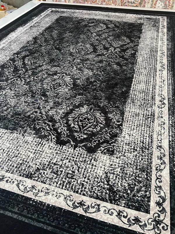 روفرشی کشدار و کاور فرش کشدار ترنج با سایز بندی کامل کد Rtor322 (با فیلم در حین تثبیت رنگ) / torang cover carpet code322