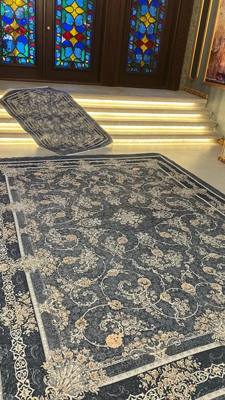کاور فرش کشدار (روفرشی کشدار) طرح پرفروش فرش کد RFL_h310