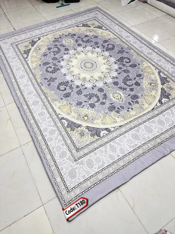 کاور فرش و روفرشی کشدار کیفیت درجه ۱ طرح فوق العاده زیبا کد RhsT180 با تنوع سایز / high quality cover carpet code T180