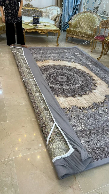 کاور فرش و روفرشی کشدار طرح ماندگار کد Rh1847 (با فیلم)/cover carpet  mandegar model
