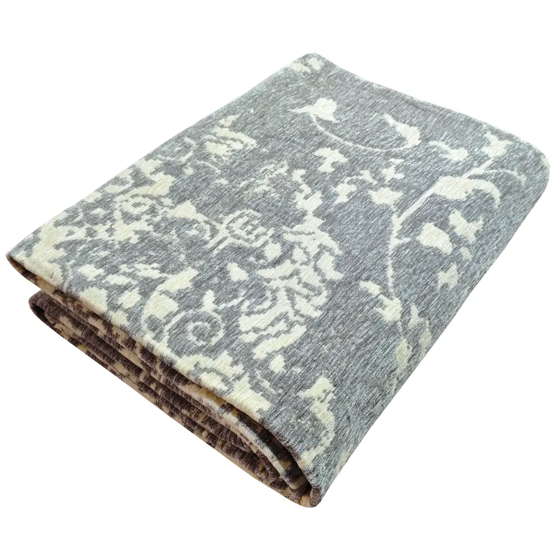 روفرشی سوپر گلشن یزد جنس تمام شانل ضخیم با لطافت پتویی کد 049 طوسی (درجه یک)